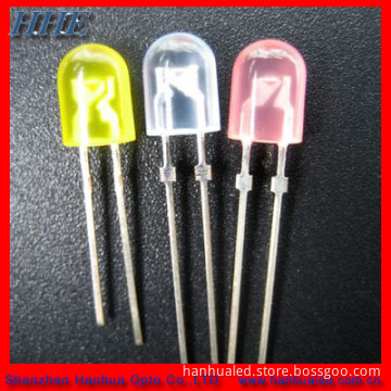 5mm Yellow Oval DIP LED Diode for Christmas Tree
